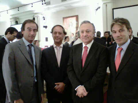 En la foto: Anibal Colapinto, Fernando Dapero, Carlos Betini y Marcelo Ruiz.