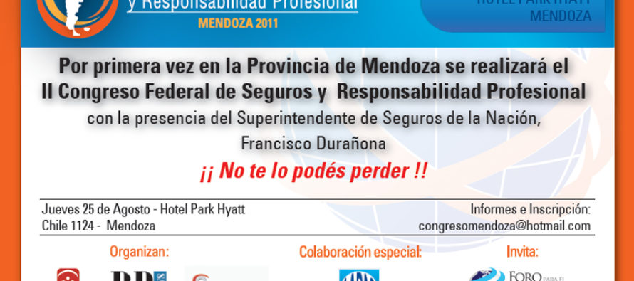 II Congreso de Seguros y Responsabilidad Profesional – Mendoza 2011