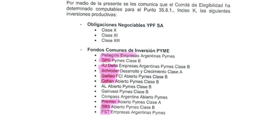 Sin alternativas de INVERSIÓN. Inciso K-RGAA. Con este menú de opciones de Inversión, pierden los asegurados, las aseguradoras y debería haber alternativas que garanticen rentabilidad real.