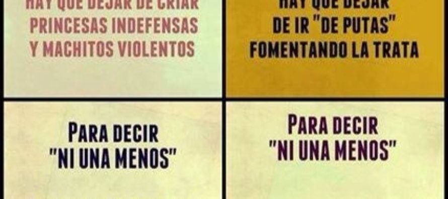 #NiUnaMenos: Una ley sin aplicar no sirve. La concientización deber ser amplia.