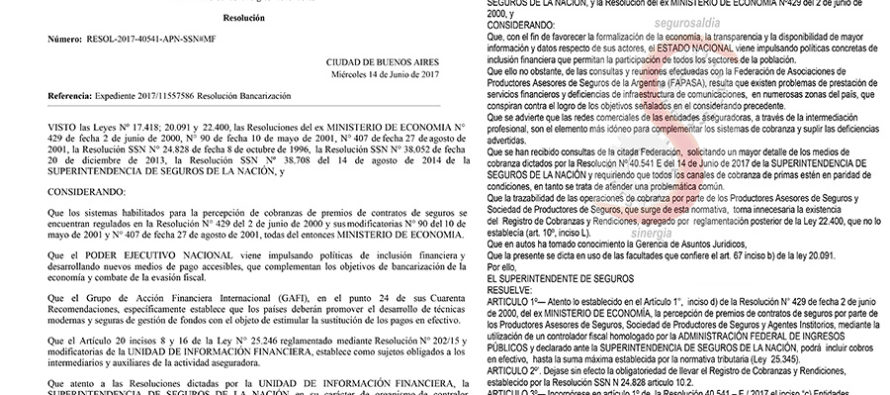 RS 28-8. A 4(cuatro, sólo cuatro) días del inicio de la COBRANZA BANCARIZADA no hay rectificación (sólo una resolución sin número), no hay tiempos para CONTROLADORES FISCALES/POSNET ni sistemas OK en aseguradoras.¿Sería ideal una prórroga para ultimar programas y herramientas? ¿Habrá prórroga o no? ¿Cuál es la real prioridad para la actual gestión? ¿Qué opinan PAS y ASEGURADORAS?