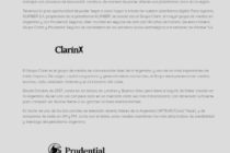 Editorial 6-5. CLARÍN/PRUDENTIAL SEGUROS ingresan como accionistas a KLIMBER para ganar la mayoría del mercado de seguros de VIDA. BANCO DE BOLSA DE ROSARIO, listo y sale en el 2019. Resta nombre y ya están las 6 aseguradoras: tres son SANCOR, LA SEGUNDA y SAN CRISTÓBAL. Desembarca el seguro en la industria bancaria y CLARÍN en el seguro y por ende, en los bancos. Más causas del seguro en COMORODO PY y otros.