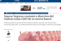 SANCOR SEGUROS contrató al ex CEO del Banco Galicia para su banco, BANCO DEL SOL.