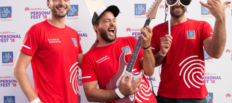 La Caja se hizo presente en el Personal Fest Buenos Aires