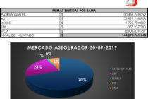 Ranking Mercado Asegurador al 30-09-2019