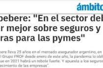 Larrambebere: «En el sector debemos informar mejor sobre seguros y coberturas para las pymes». ÁMBITO.COM