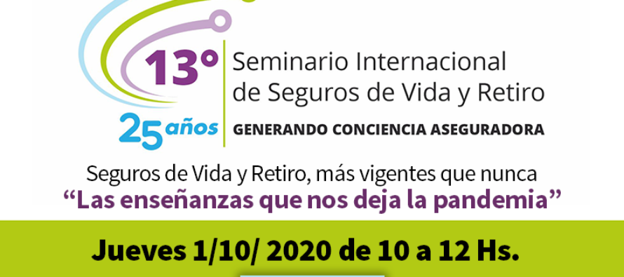 AVIRA: 13° Seminario Internacional de seguros de vida y retiro 1-10-2020  parlamentario.com