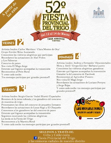 La Perseverancia Seguros acompañará la 52° edición de la Fiesta Provincial del Trigo
