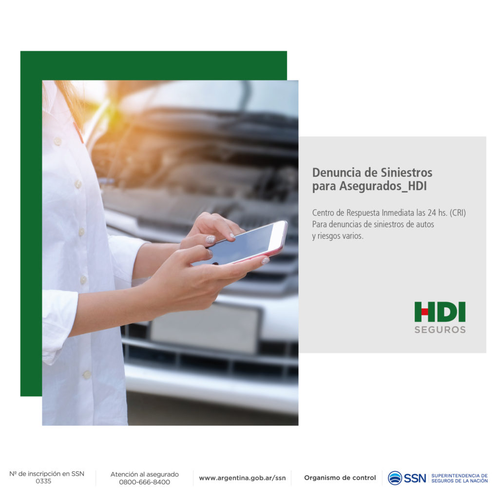 HDI SEGUROS PRESENTA EL SERVICIO DE ATENCIÓN DE SINIESTROS 24 HS