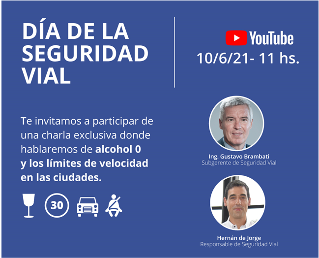 10 de junio. Día Nacional de la Seguridad Vial