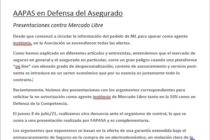 AAPAS en Defensa del Asegurado ¡Presentaciones contra Mercado Libre!