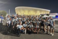 Los ganadores del Programa “Ganá Más” del Grupo Sancor Seguros alentaron a la Selección en Qatar
