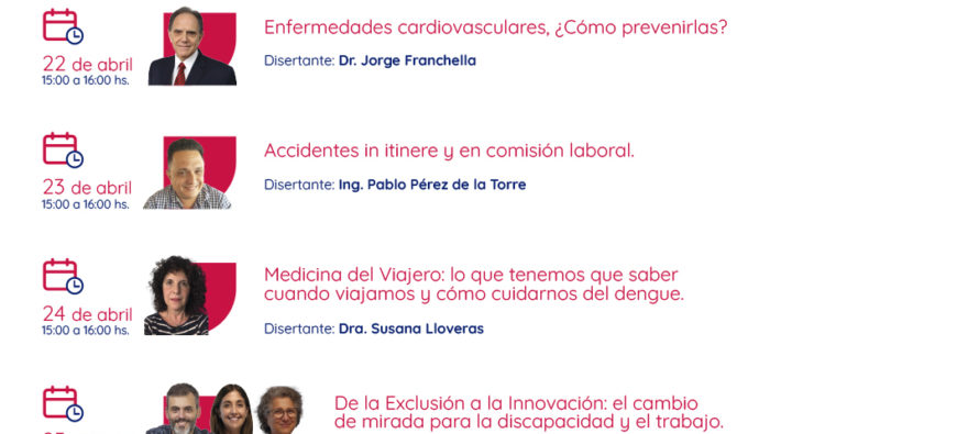 Asociart ART realizará un ciclo de charlas por la semana de la seguridad y la salud en el trabajo