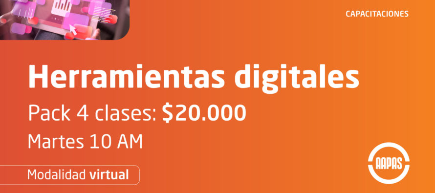 Sumate a la capacitación “Herramientas Digitales para potenciar tu gestión”